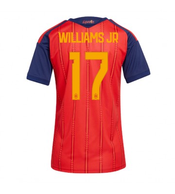 Spanien Nico Williams #17 Hjemmebanetrøje Dame VM 2026 Kortærmet